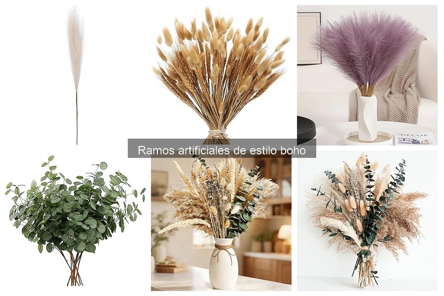Cómo limpiar y mantener ramos boho artificiales para el hogar