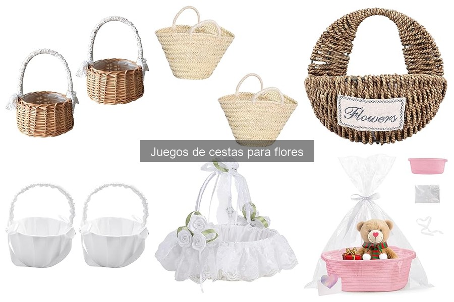 Cómo mantener juegos de cestas para flores y extender su vida