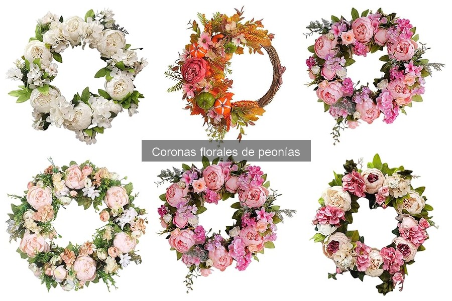Cómo mantener tus coronas florales de peonías en perfecto estado