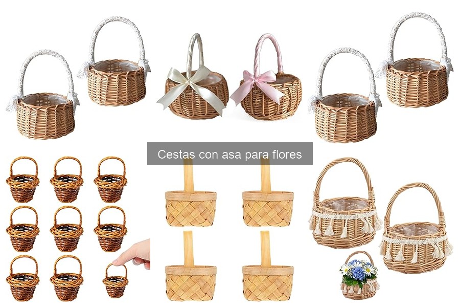 Cómo personalizar cestas con asa para flores
