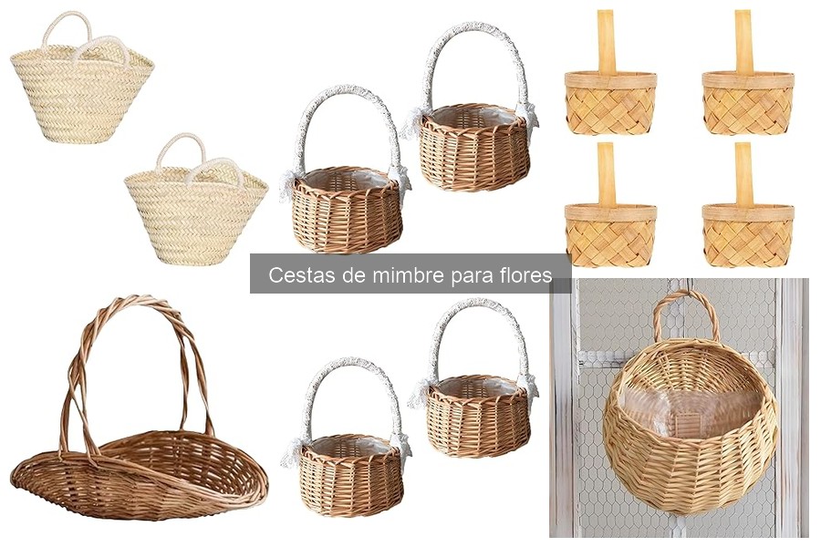 Cómo usar cestas de mimbre para arreglos florales