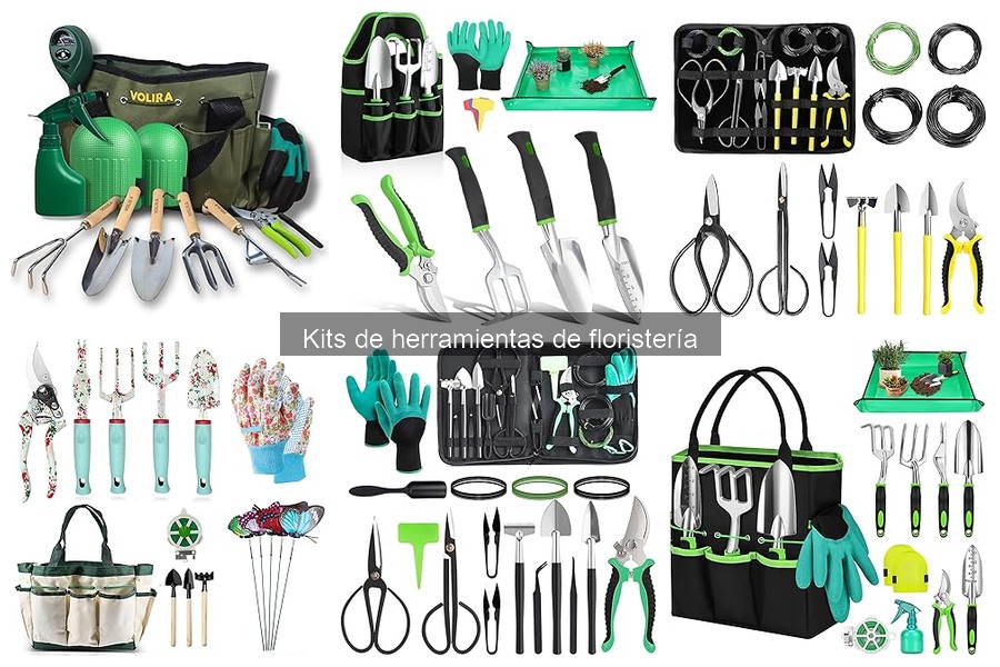 Cómo usar herramientas de un kit de floristería