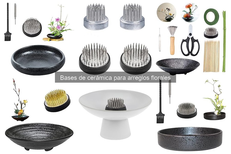Cómo utilizar bases de cerámica en decoraciones florales