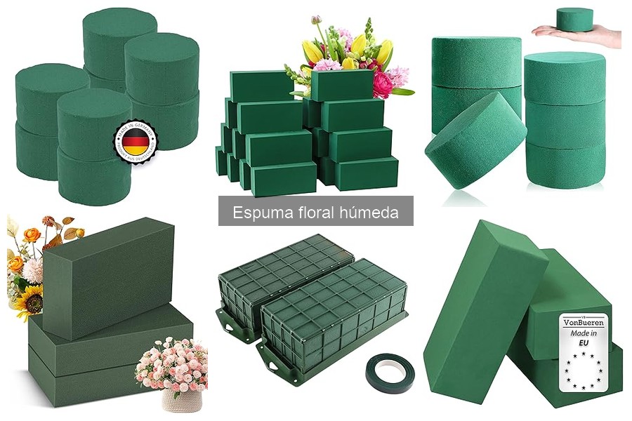 Cómo utilizar la espuma floral húmeda en arreglos florales