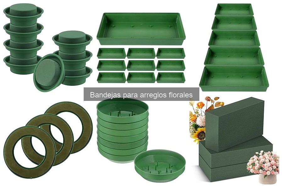 Comparativa: Bandejas de plástico vs. madera para arreglos florales