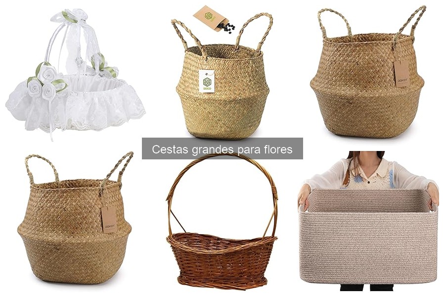 Comparativa: Cestas de Plástico vs Mimbre para Flores