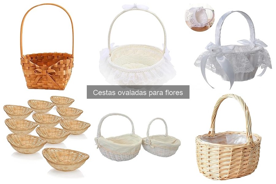 Comparativa: Cestas Ovaladas vs Redondas para Flores