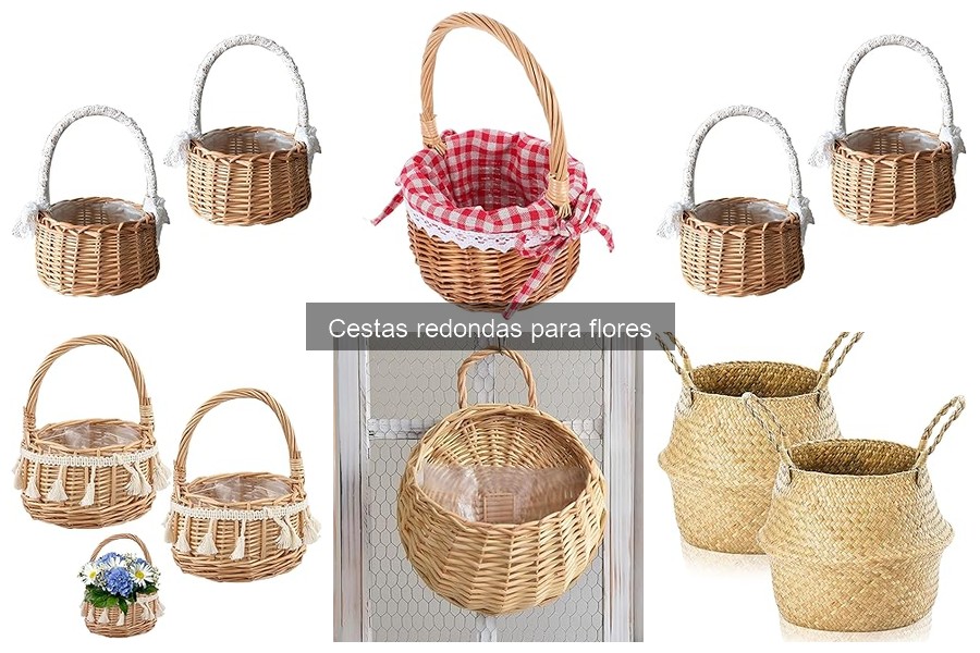 Comparativa: Cestas Redondas vs Otros Tipos para Flores