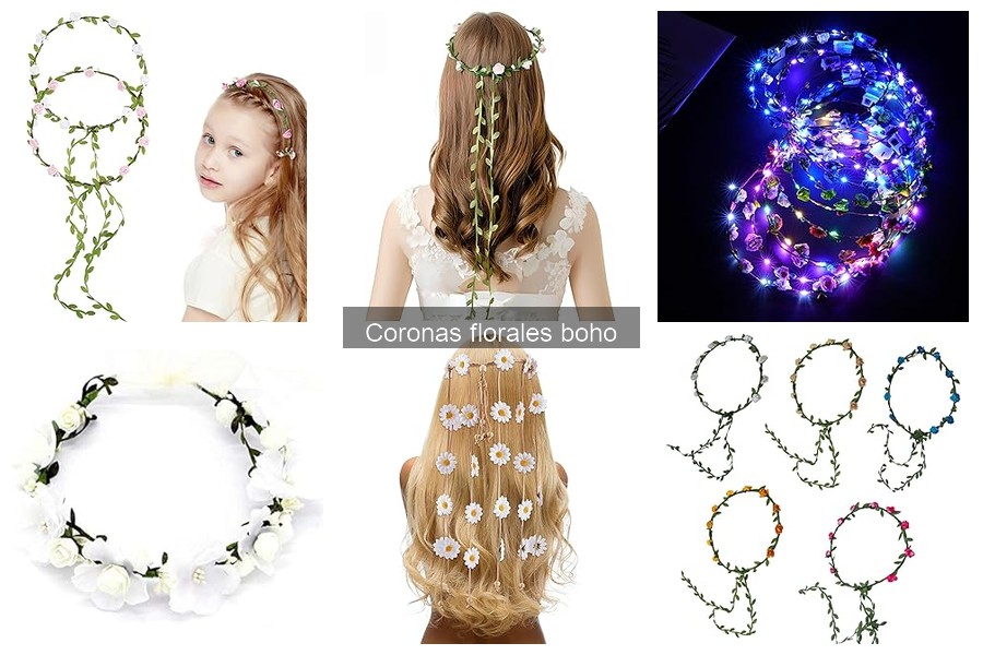 Comparativa: Coronas florales boho vs otros estilos