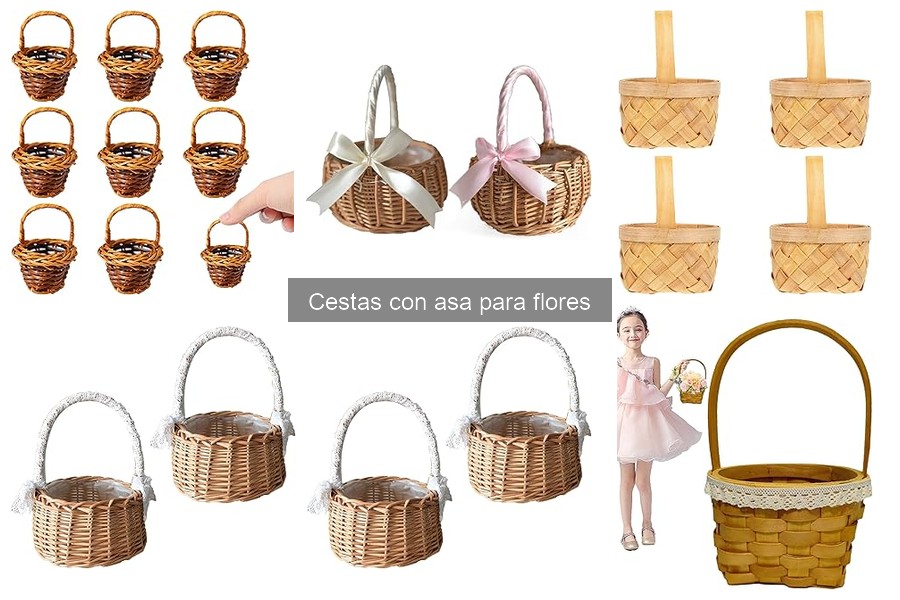Comparativa de Cestas con Asa: Mimbre, Plástico y Metal