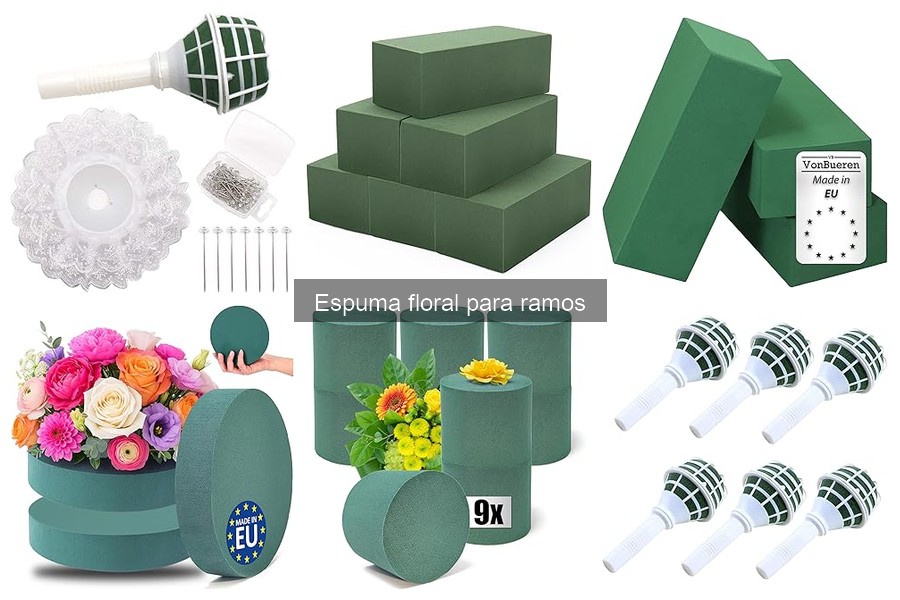 Comparativa de Espuma Floral: Mejores Marcas y Características