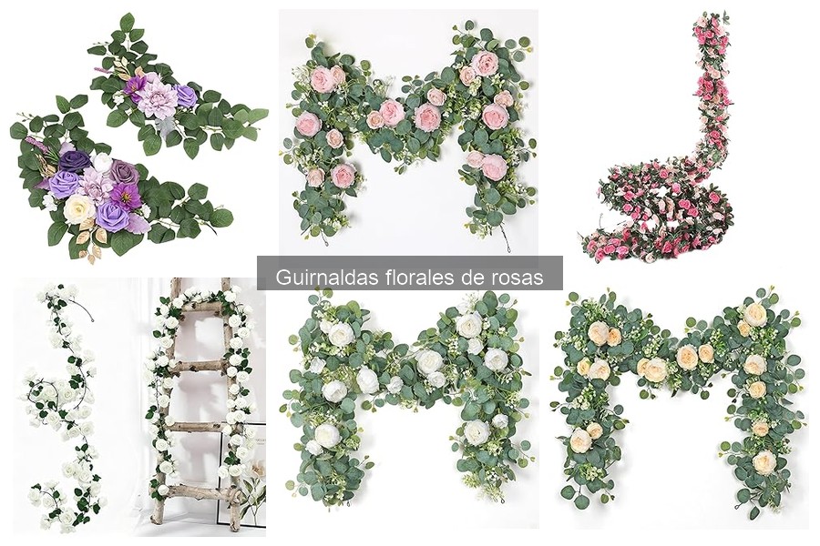 Comparativa de guirnaldas de rosas: ¿naturales o artificiales?