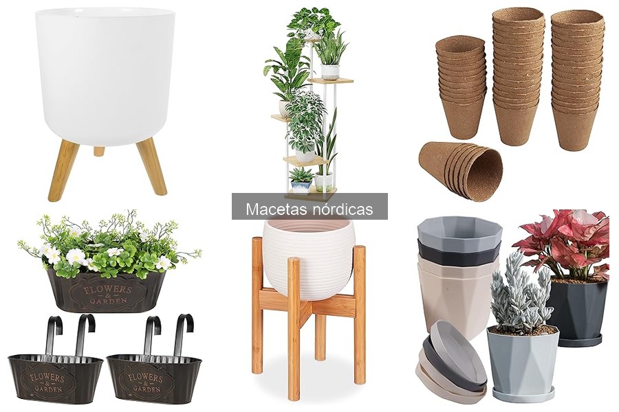 Comparativa de macetas nórdicas: cerámica vs. plástico