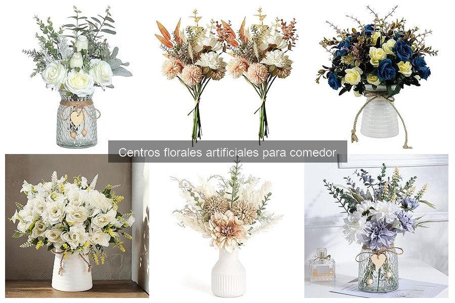 Comparativa de Mejores Centros Florales Artificiales para Comedor