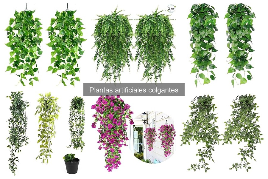 Comparativa de Plantas Artificiales Colgantes: Mejores Marcas