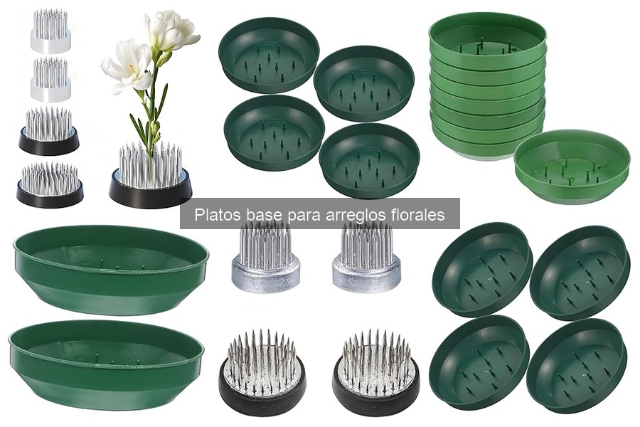 Comparativa de Platos Base Desechables y Reutilizables para Arreglos Florales