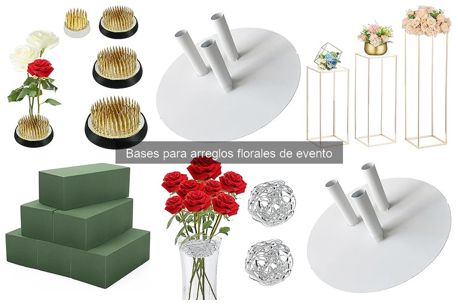 Comparativa de precios de bases para arreglos florales