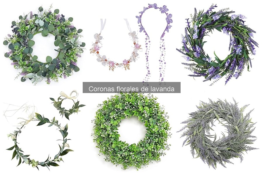 Comparativa de precios de coronas florales de lavanda