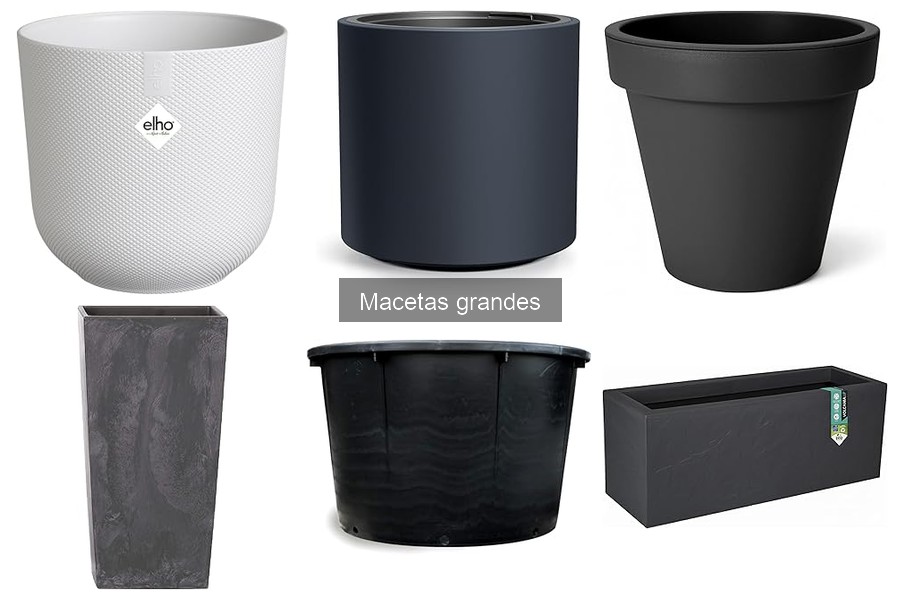 Comparativa de precios de macetas grandes en Amazon