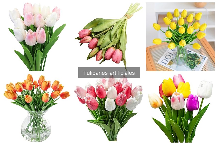 Comparativa de precios de tulipanes artificiales en tiendas