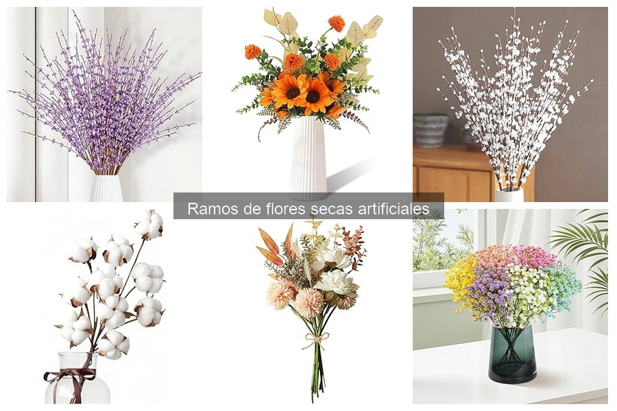 Comparativa de Ramos de Flores Secas Artificiales por Marca