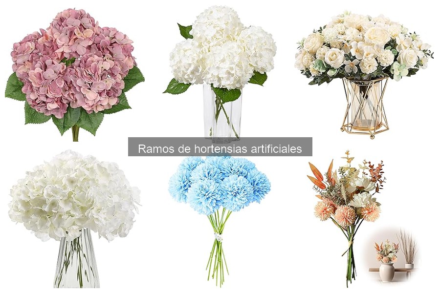 Comparativa de Ramos de Hortensias Artificiales de Marcas