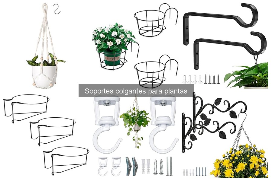 Comparativa de Soportes Colgantes: Madera, Metal y Plástico