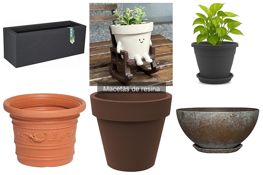 Comparativa de Tamaños de Macetas de Resina para tus Plantas