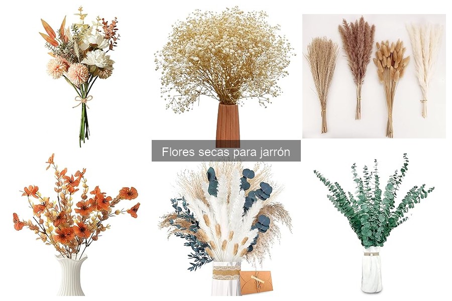 Comparativa: Flores Secas Naturales vs Artificiales para Jarrón