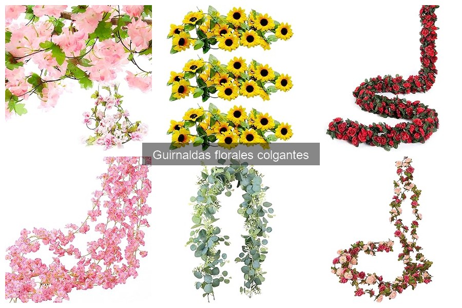 Comparativa: Guirnaldas florales colgantes naturales vs artificiales