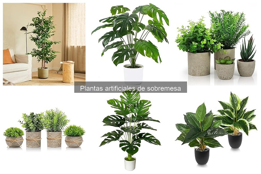 Comparativa: Plantas Artificiales vs Naturales para Sobremesa