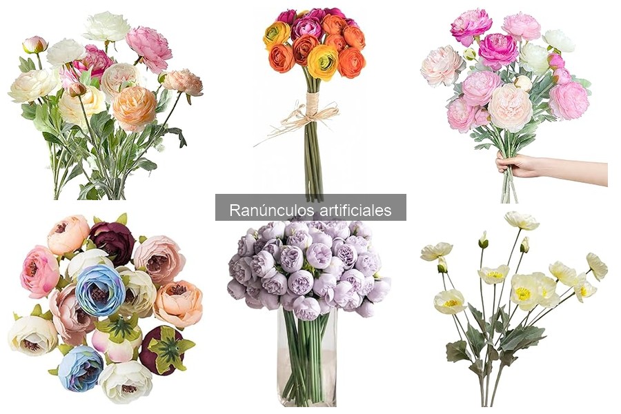 Descubre los ranúnculos artificiales: ventajas y características