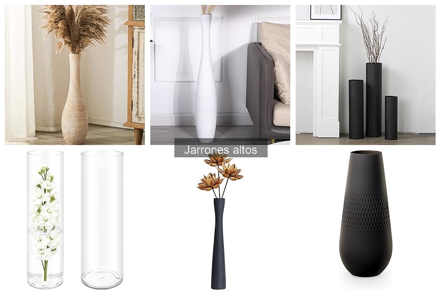 Diferencias entre jarrones altos decorativos y funcionales