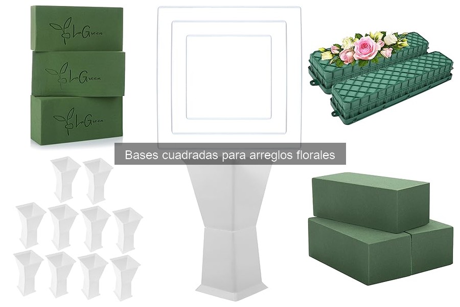 Dónde Comprar Bases Cuadradas para Arreglos Florales