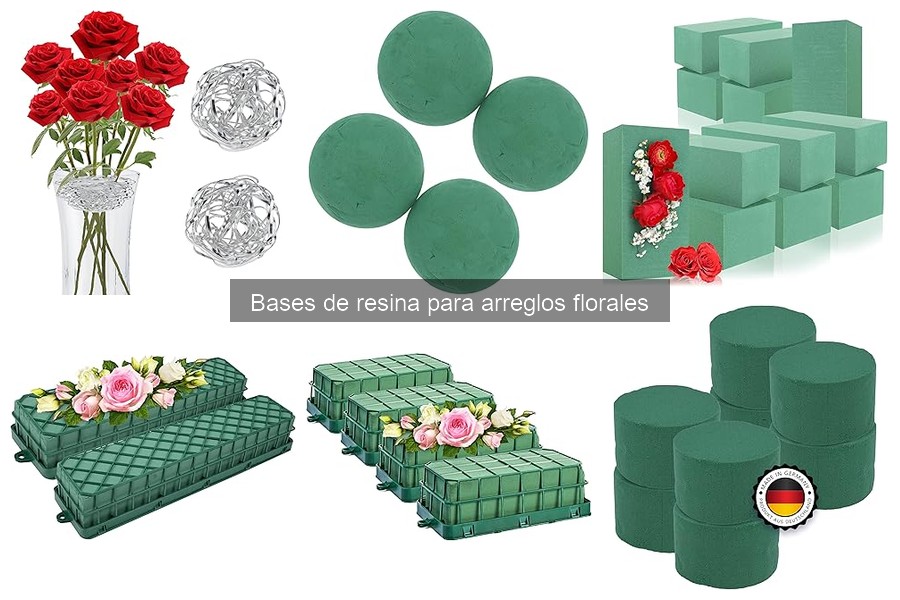 Dónde comprar bases de resina para arreglos florales online