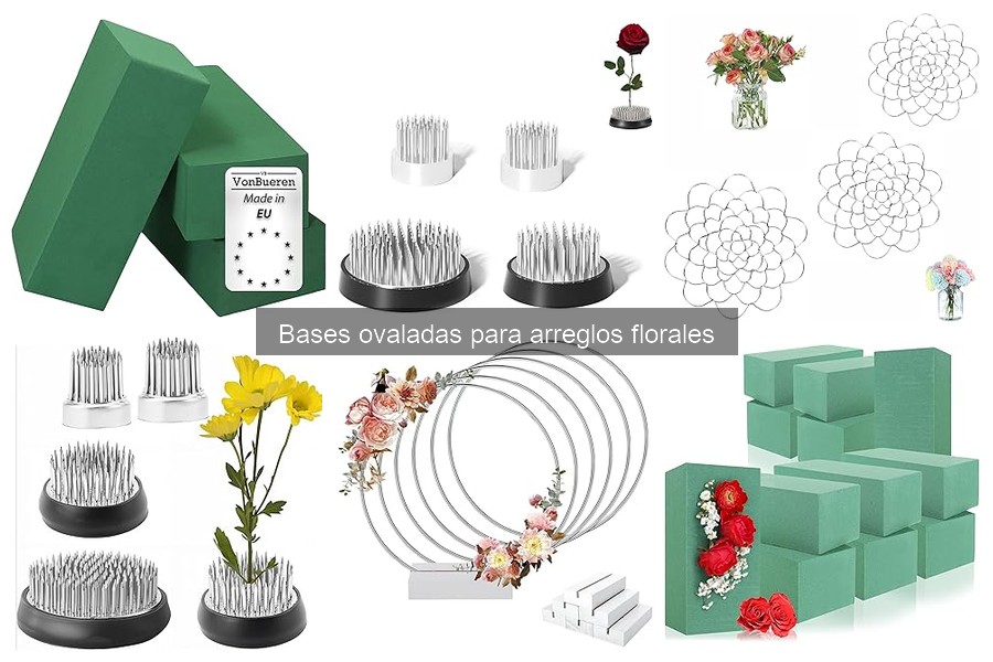 Dónde comprar bases ovaladas para arreglos florales