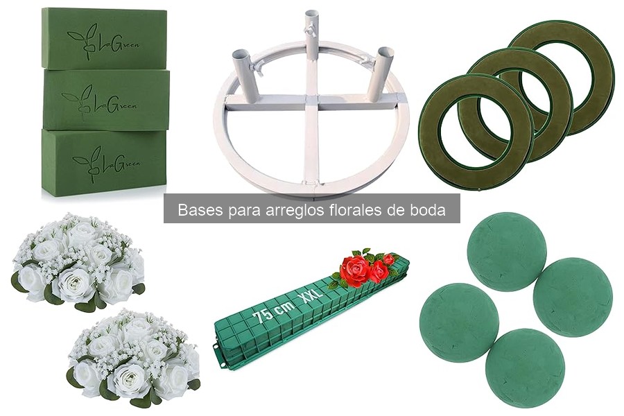 Dónde comprar bases para arreglos florales de boda online