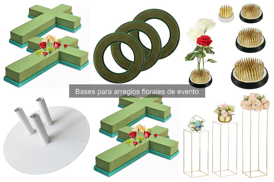Dónde comprar bases para arreglos florales de calidad