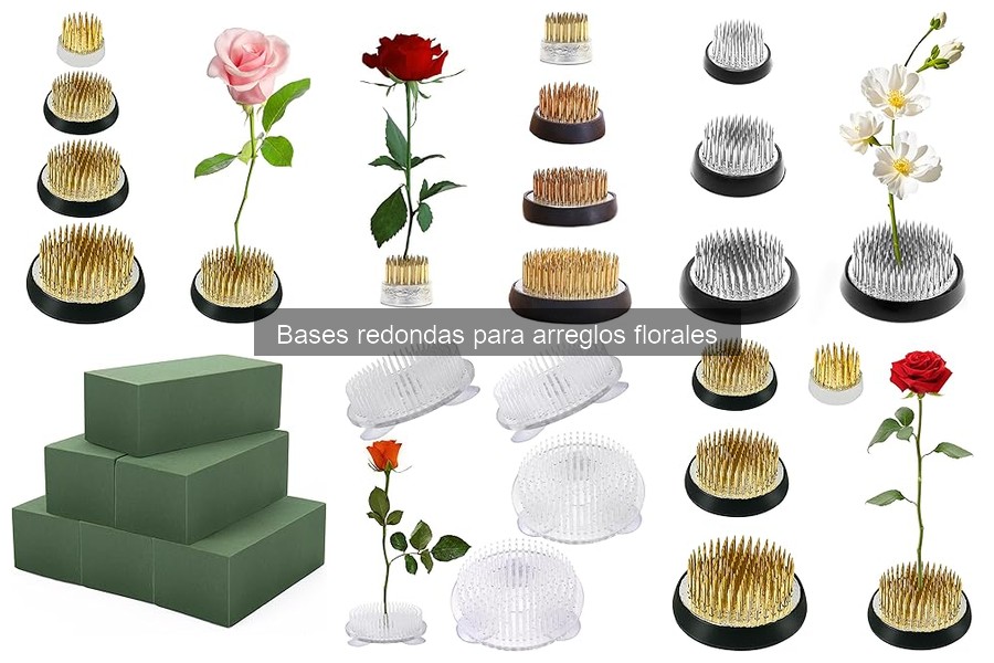 Dónde comprar bases redondas para arreglos florales