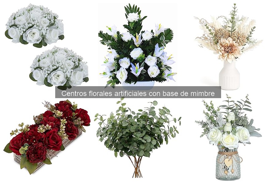 Dónde comprar centros florales artificiales de mimbre baratos