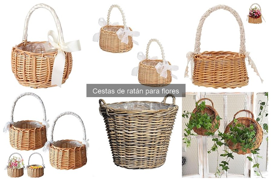 Dónde Comprar Cestas de Ratán para Flores al Mejor Precio