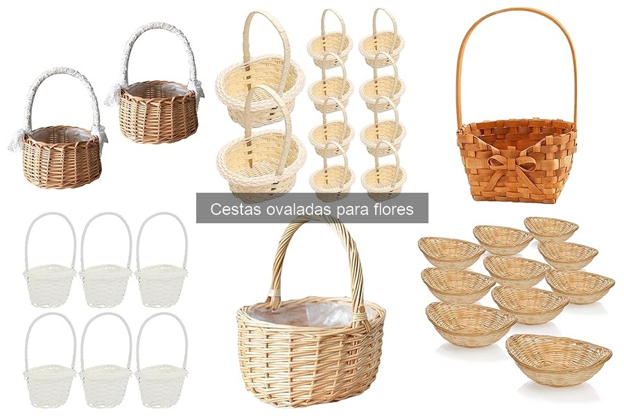 Dónde comprar cestas ovaladas para flores: opciones y precios