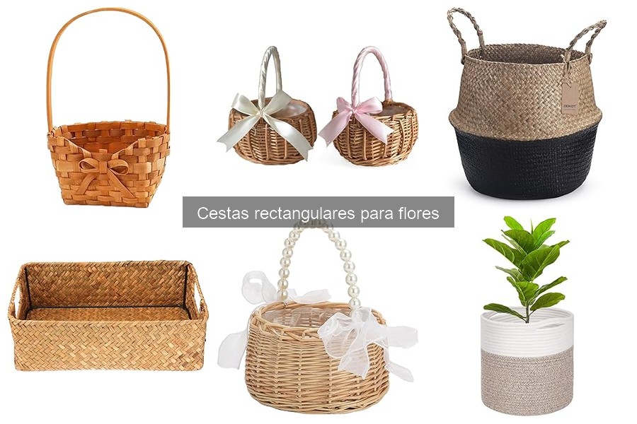 Dónde comprar cestas rectangulares para flores a buen precio