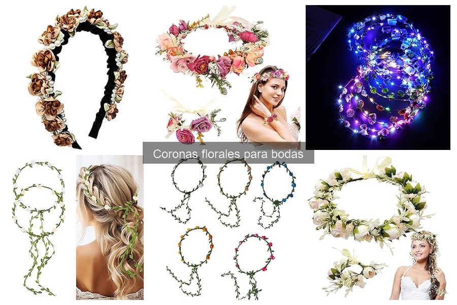 Dónde comprar coronas florales para bodas online