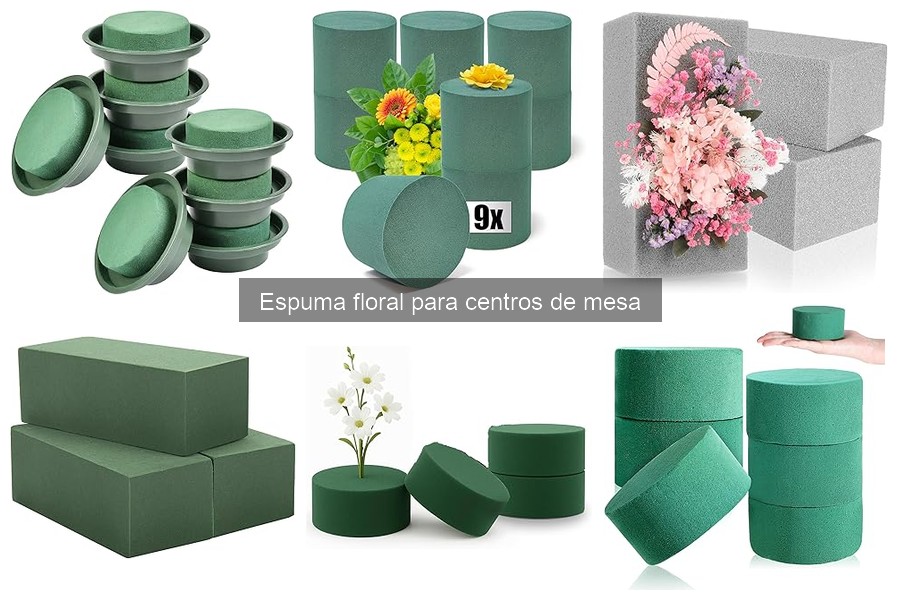 Dónde comprar espuma floral para centros de mesa: Mejores opciones