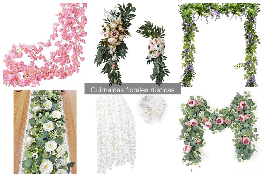 Dónde comprar guirnaldas florales rústicas en línea