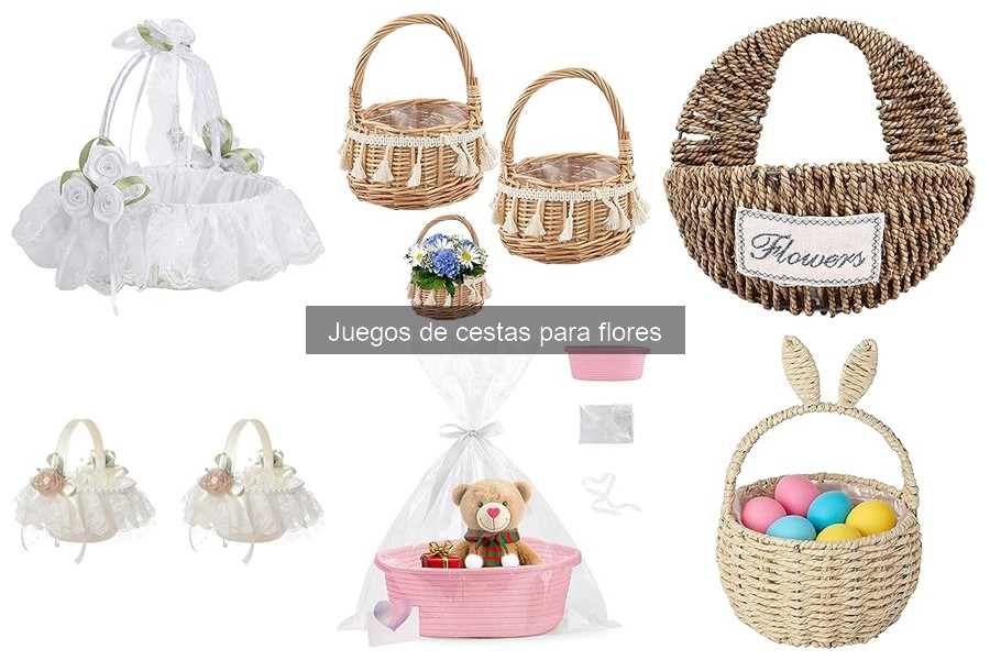 Dónde comprar juegos de cestas para flores a buen precio