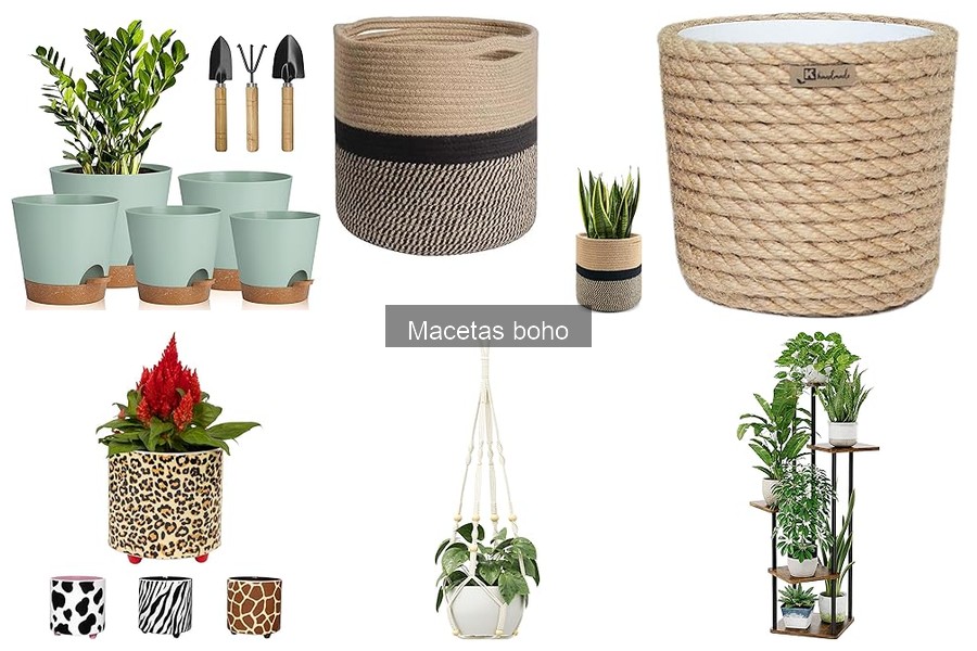 Dónde comprar las mejores macetas boho para tu hogar