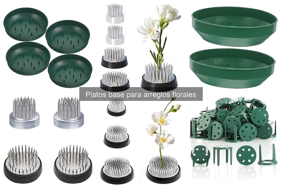 Dónde comprar platos base para arreglos florales económicos