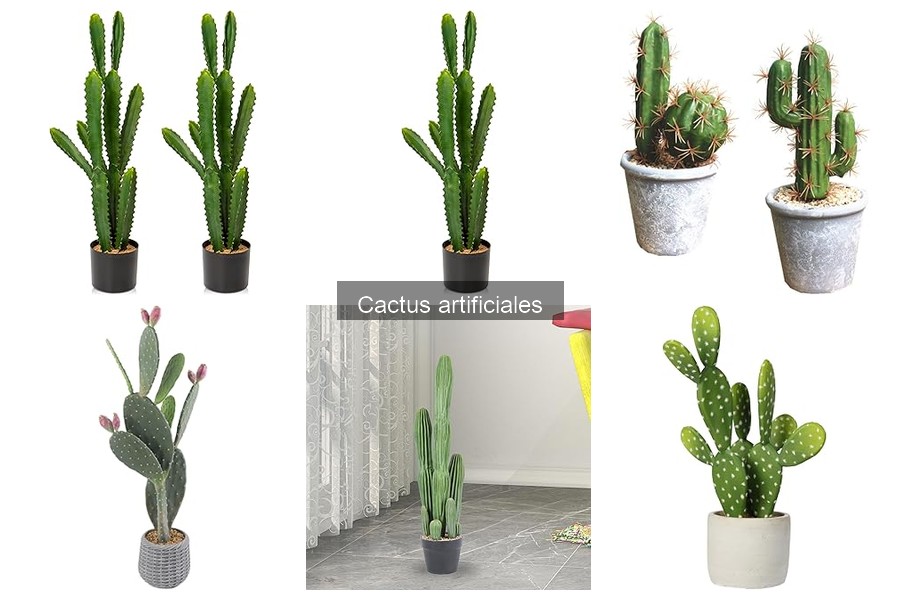 Efectos decorativos de los cactus artificiales en el hogar